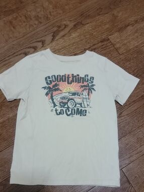 Kids Tan Graphic Tee - "Good Things to Come"